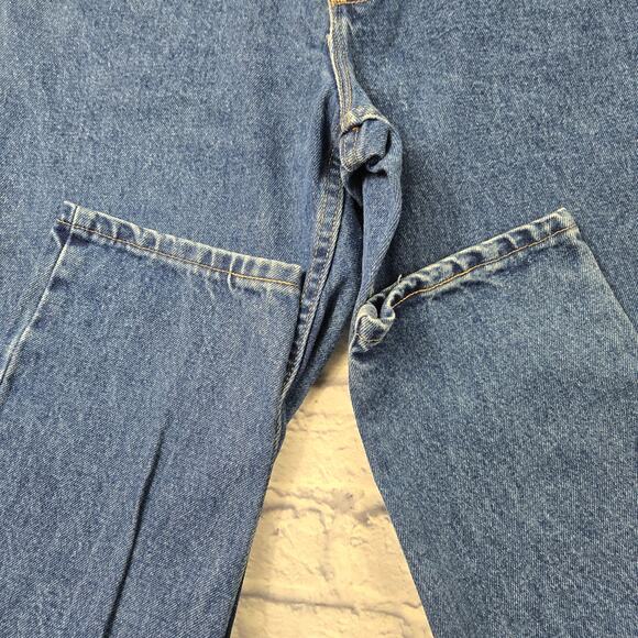 Vintage Gitano Women's Mom Jeans 100% Cotton Dark Wash Preppy Tapered 8 Petite - Picture 5 of 12